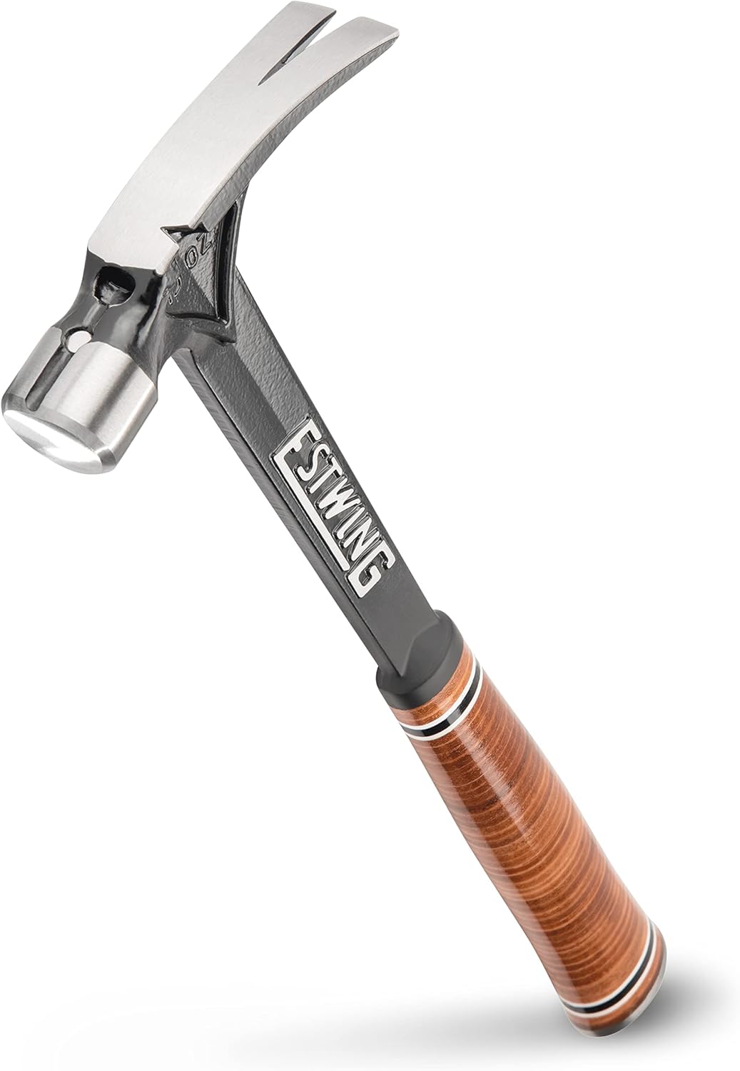 Estwing E15S 15oz Ultra Framing Hammer, Smooth Face, Leather Grip