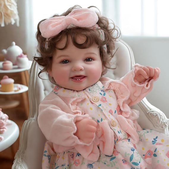 BABESIDE Lifelike Reborn Baby Dolls, 17 Inches Lovely Realistic-Newborn Baby Dolls