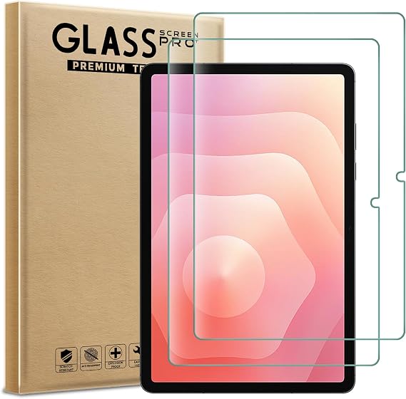 AOKUMA Tempered Glass for Samsung Galaxy Tab S11/S10 Lite/S10 FE, Galaxy Tab S9 FE/Tab S9/ S8/S7 Ultra Clear Screen Protector, [2 Pack] Premium Quality Guard Film, Case Friendly, Shatterproof