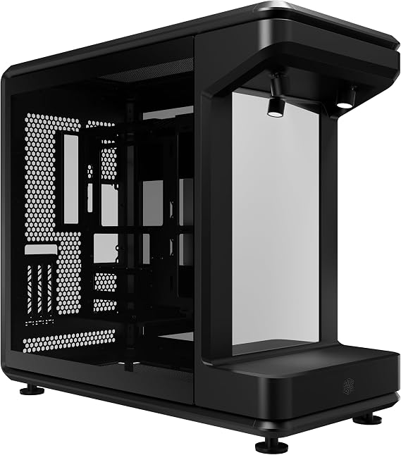 Cooler Master MasterFrame 360 Stage Mirror ATX PC Case, Mirror Spotlight | 430mm Graphics Card Support, 360mm AIO Support, Mirror Stage, PCIe 5.0 Compatible, Front USB-C, High Airflow 12120mm Fans