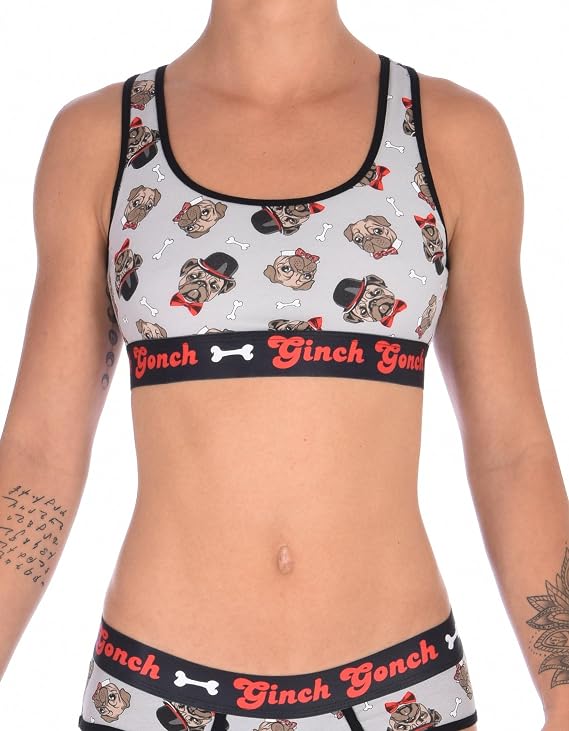 Women's Pug Life Sports Bra