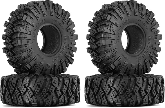 RC Modifications Parts For Axial For SCX10 Pro For Capra UTB18 For TRX4 For Redcat 1/10 RC Crawler Car Kraken Claw 122 * 42MM Mud For Terrain 1.9" Wheel Tires T1912