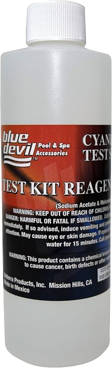 Blue Devil B7118 Cyanuric Acid Test, 8 oz Bottle