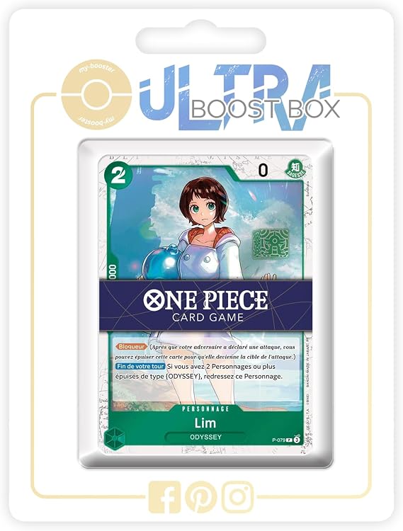 LIM P-079 Foil Rare - my-booster X One Piece The Best Vol.2 (PRB-02) - Box of 10 One Piece French Cards