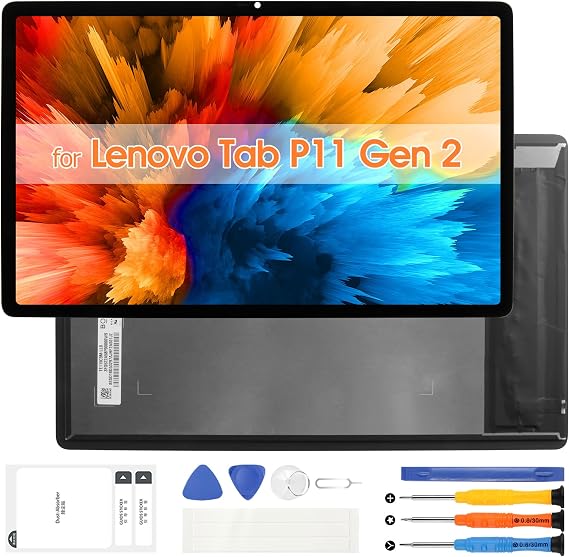 LCD Screen for Lenovo Tab P11 Gen 2P11 2022 Screen Replacement TB350FU TB350XU TB350 LCD Display Touch Screen Digitizer Assembly with Repair ToolsBlack,11.5 inch
