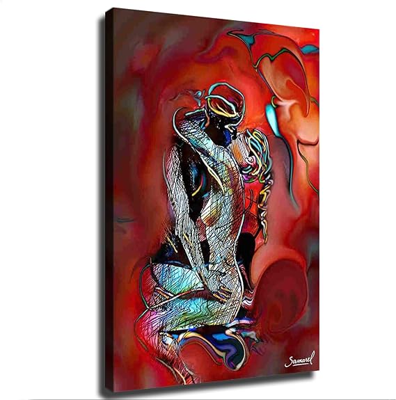 Sex Erotic Mature Nude Women Sensual Modern Art Oil Painting Original Erotic Art Sex Wall Art Bedroom Decor Sex Art Gift for Her Female Nude (2436inch,Unframed)