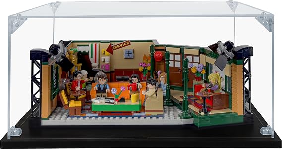 Acrylic Display Case Compatible for LEGO Central Perk #21319, Dustproof Display Case (Case Only) (Lego Sets are NOT Included) (for Central Perk #21319)