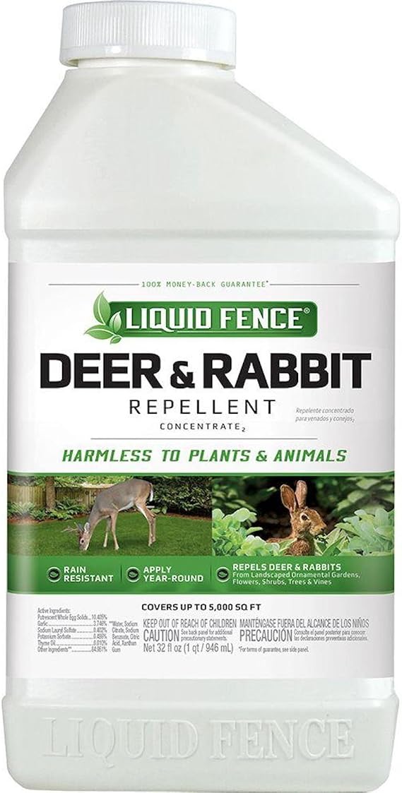 Liquid Fence 110 1 Quart Concentrate Deer Rabbit Repellent (Pack of 2)