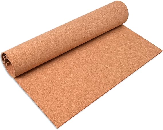 Cork Board Roll, 1/8" Thick Cork Boards for Walls, 98"x16" Cork Board Roll for Office, Home, School(NOT Self-Adhesive)