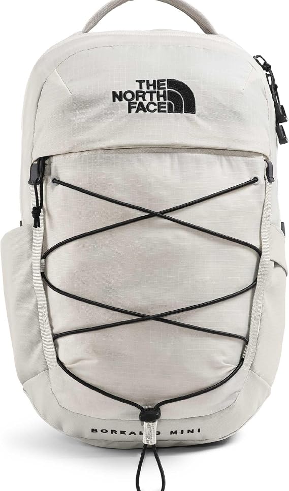 The North Face Borealis Mini Backpack, White Dune/TNF Black, One Size