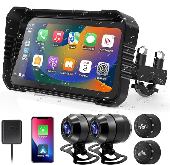 Motorcycle Carplay Support Wireless CarPlay & Android Auto