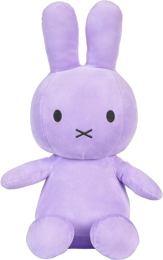 Kids Preferred Miffy Plush Toy, 14 Inch Sitting Dutch Bunny Plush by Dick Bruna, Soft Boa Rabbit Bunny Stuffed Animal Plushie Doll for Girls and Boys