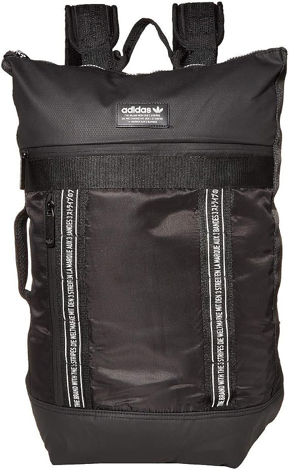 adidas Originals Unisex Future Backpack, Black/White, ONE SIZE