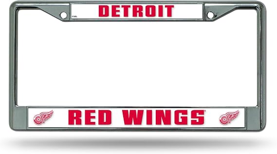 Rico Industries NHL Fan Shop Standard Chrome License Plate Frame