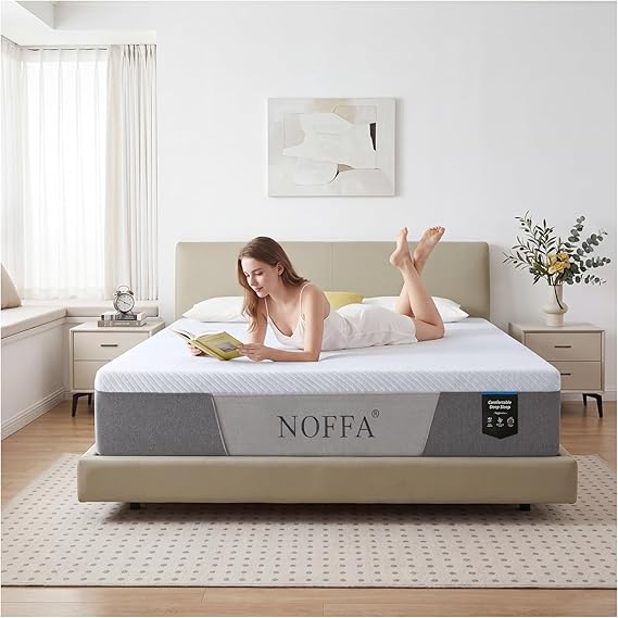 Soft Super King Size Mattress，Super King Memory Foam Mattresses，Roll-Up Orthopedic Mattress in a Box，CertiPUR-US and OEKO-TEX Certified，Triple Support (180x200x20cm) (6FT)