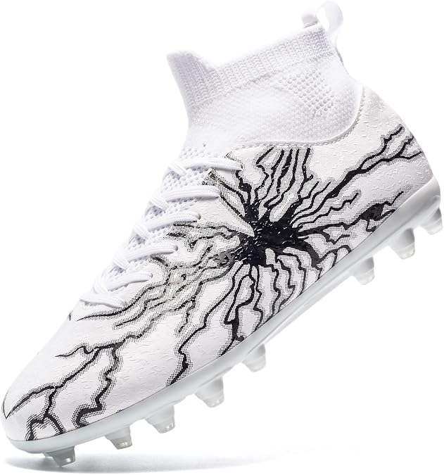 Kids Soccer Cleats Boys Girls Turf Training Football Cleats