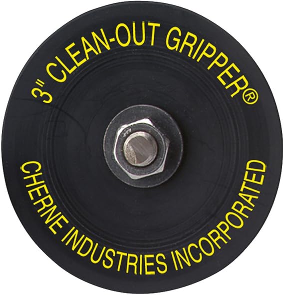 Cherne 270178 Gripper 3 in. Black Mechanical Clean Out Plug