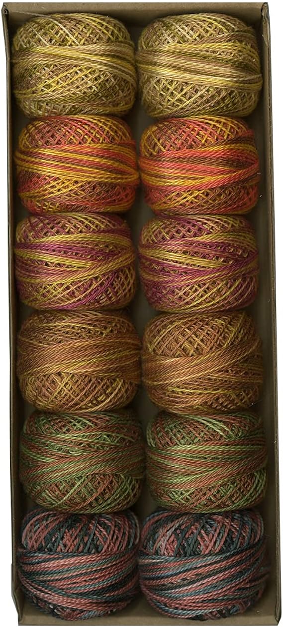 Valdani Pearl Cotton Sz 8 | Two in Barks | 74 Yds/Ball