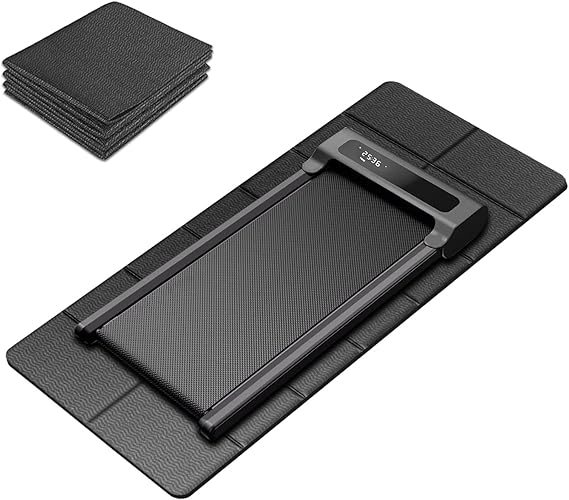 Foldable Walking Pad Treadmill Mat, Floor Protection Pad for Home Workout | Protect Floors, Noise Reduction, Prefect For Walking Pad Treadmill For Home, Non Slip, Anti Vibration