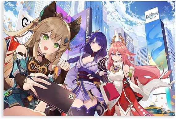 AI Japanese Anime, AI Sexy Girl, AI Anime Drawing3322122-836f97dd03-00000025 Canvas Poster Wall Art Decor Print Picture Paintings for Living Room Bedroom Decoration Unframe: 12x18inch(30x45cm)
