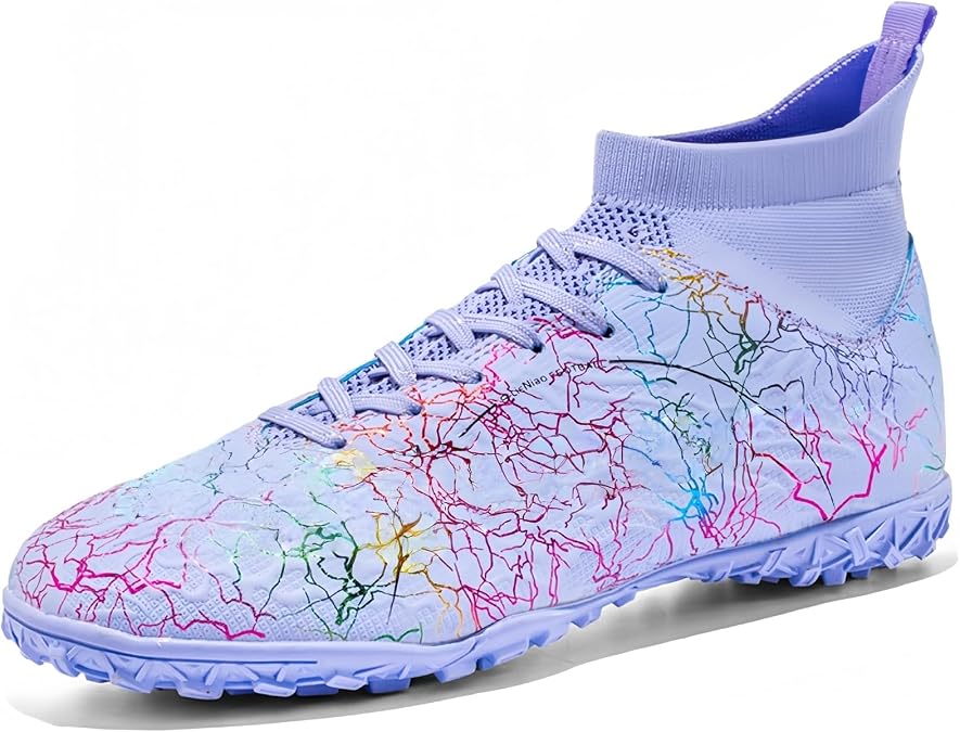 Soccer Cleats for Kids Turf Soccer Shoes Indoor Boys Girls Football Shoes Youth TF AG Artificial Ground Trainning Athletic Sneakers Outdoor