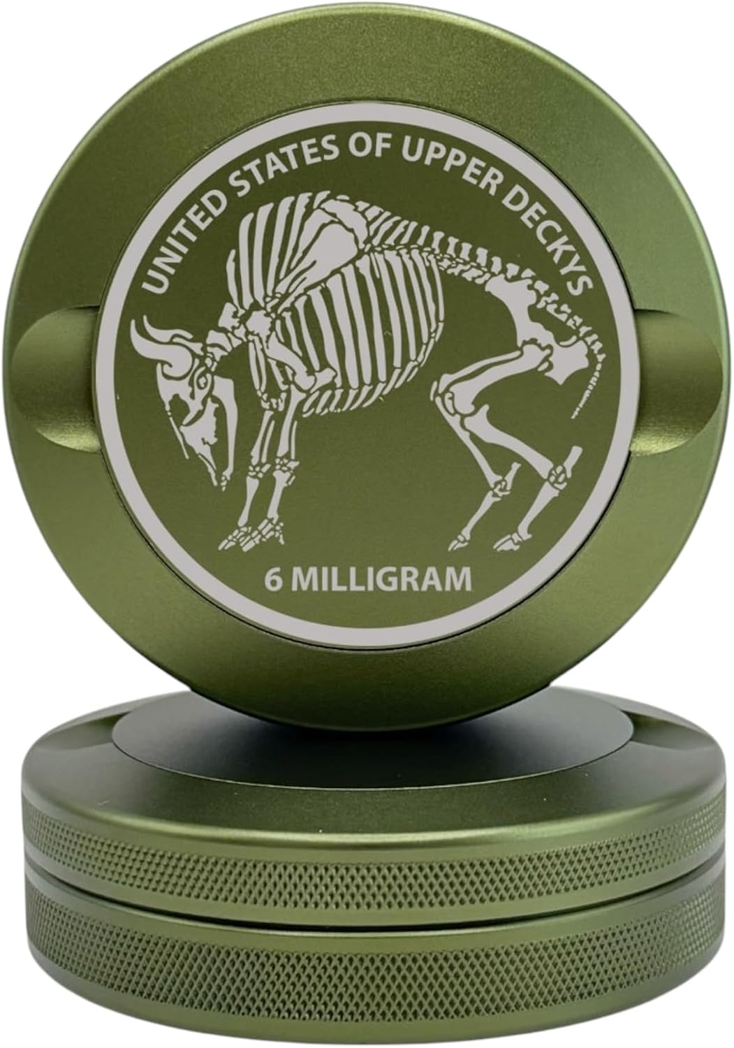 Edition 018: Buffalo | Zyn Metal Can | Metal Zyn Container | Pouch Container | Small Storage Tin Military Green
