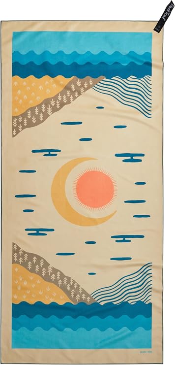 PackTowl Personal Quick Dry Microfiber Towel for Camping, Yoga and Sports