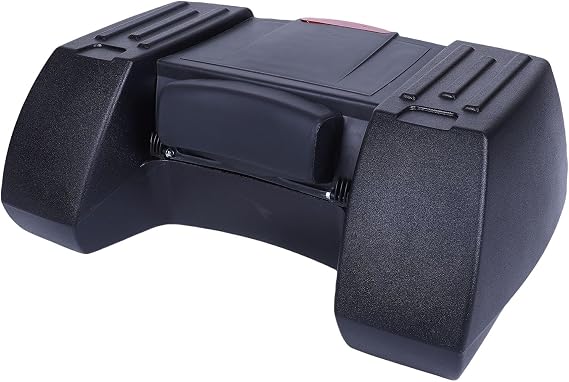 ATV Rear Storage Box, 80L Large Capacity Rotomolded Polymer Cargo Box, Secure Locking Mechanism Storage Container with Reflective Strips, for ATV, UTV Rear Rack Gear