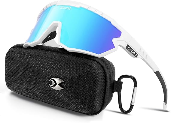 suoso Polarized Sports Sunglasses-Men-Women Cycling-Sunglasses: Running Sun Lightweight Sun Glasses UV Protection Fishing
