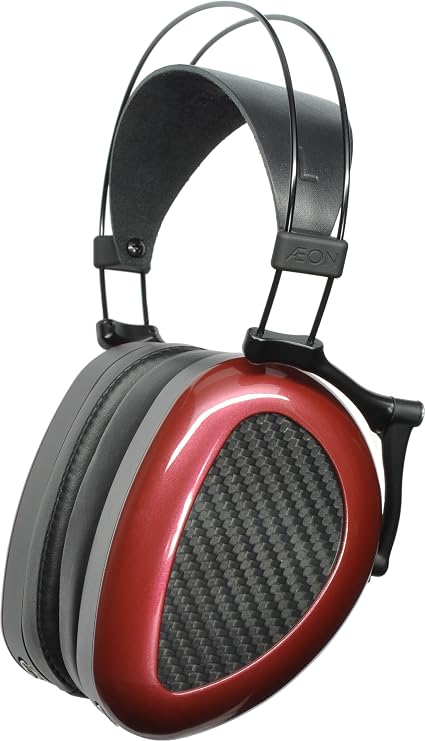 Dan Clark Audio AEON Flow 2 Closed Back Headphones 3.5mm 1/4 Inch 2m (Burgundy)