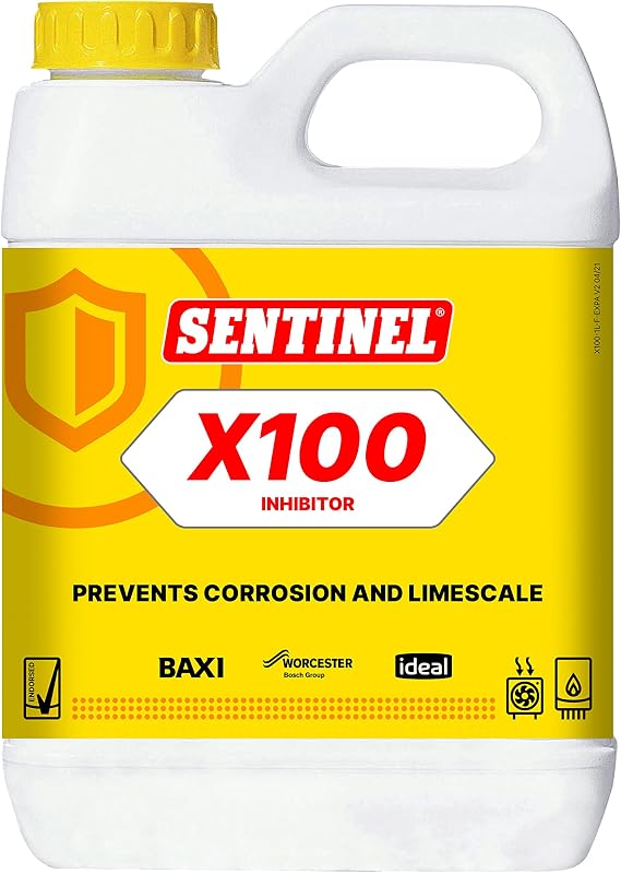 Sentinel X100L-12X1L-GB X100 Inhibitor, 1Ltr, Clear