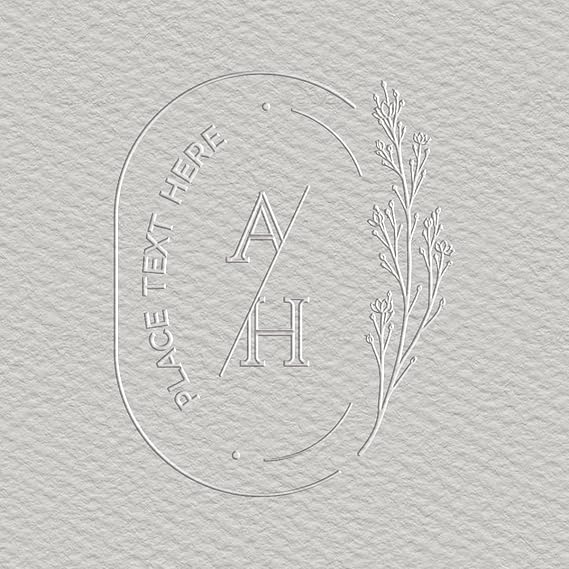 Trodat Custom Initials and Text Embosser - Hand-Held Embossing Stamp - Round, 1.625 Inch, Rubber