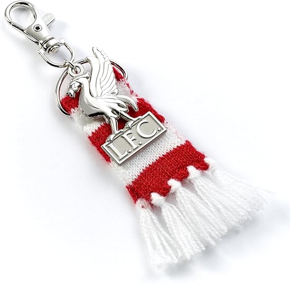 The Carat Shop Liverpool Football Club Red Scarf Liver bird Backpack Hanger, Red, One Size