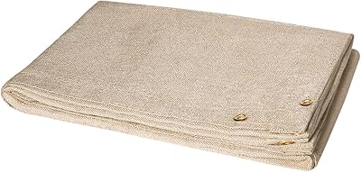 Steiner 372-6X6 Tough Guard 18-Ounce Heat Cleaned Fiberglass Welding Blanket, Tan, 6 x 6