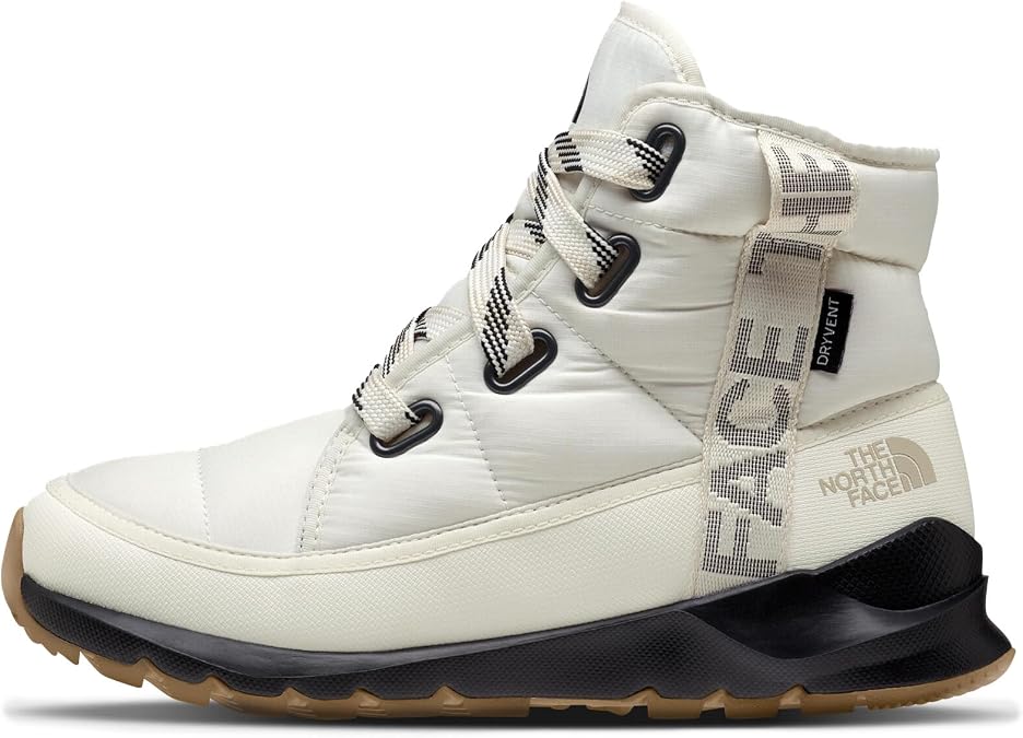 THE NORTH FACE Women's Thermoball Lace Up Luxe Waterproof Boot | Insulated Winter Boots With Collar