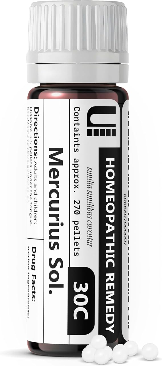 Mercurius Solubilis 30C Homeopathic Remedy, 270 Pellets