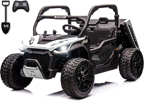 2 Seater 24V 10Ah Ride On Dump Truck with EVA Tires, Quicksand