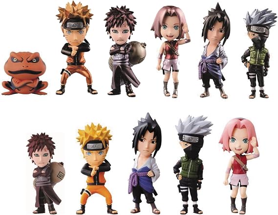 Banpresto WCF World Collectable Mini-Figure Naruto Uzumaki Shippuden Vol. 1 - One Blind Box Mystery Figure, 2.8 in