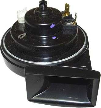 Omix | 17249.02 | Horn, High Pitch | OE Reference: 5758485 | Fits 1976-1995 Jeep CJ/Wrangler YJ