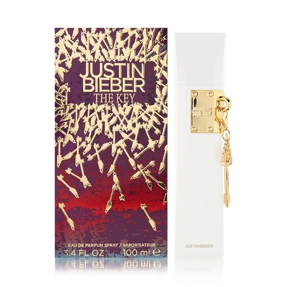 Justin Bieber Eau de Parfum Spray, Key, 3.4 Ounce