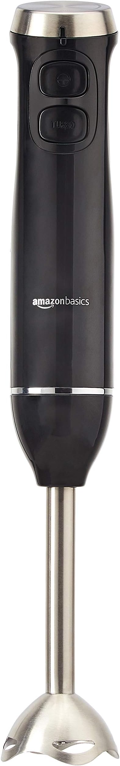 Amazon Basics Multi-Speed Immersion Hand Blender - Black