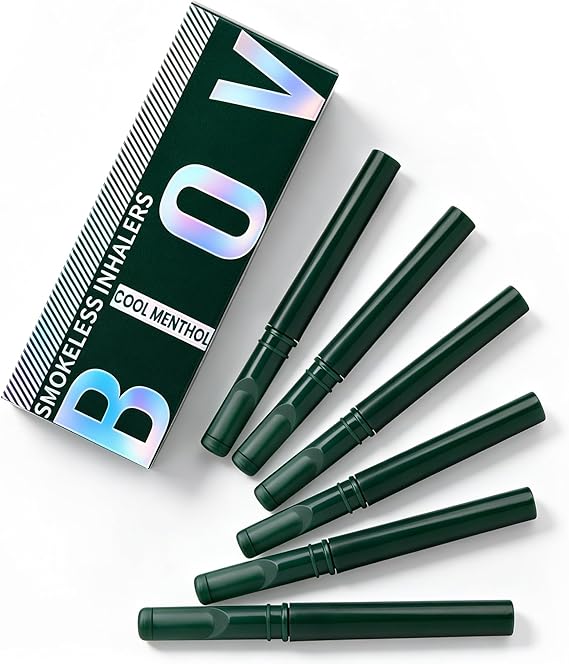 Natural Nicotine Free & Tobacco Free Smoking Alternative, Non-Electric Desire Relief, Quit Smoking with Cigtrus Cool Menthol - 6 Pack