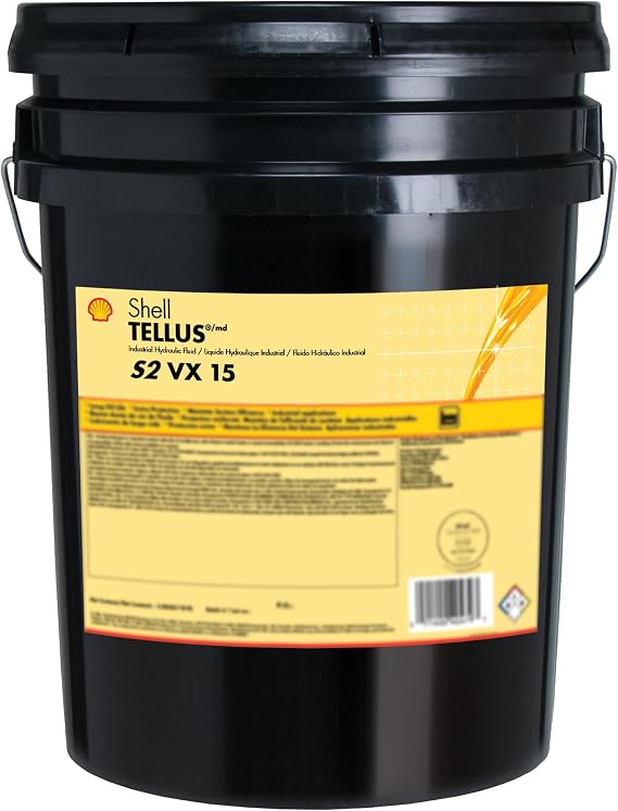 Shell Tellus S2 VX 15 Hydraulic Fluid, 5 Gallon Pail