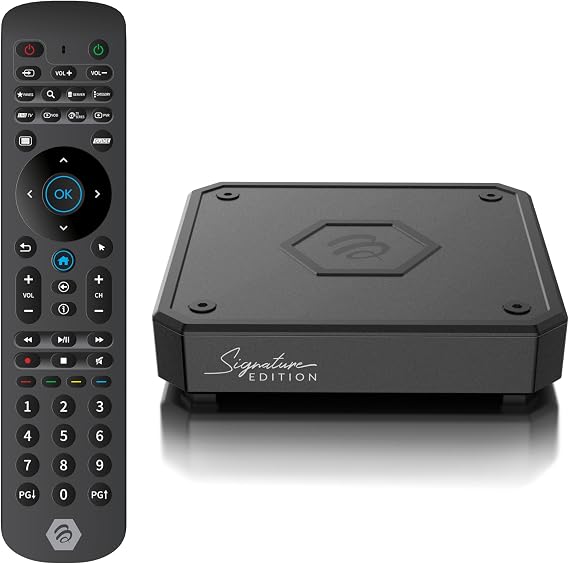 BuzzTV E5 SE Signature Edition 4k Media Device with 4GB RAM, 64GB Storage, IR-200 Remote, Dual Band WiFi, Android 11