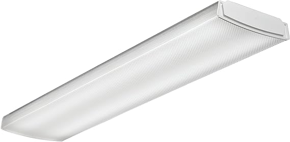 Lithonia Lighting LBL4 LP840 4-Feet Commercial LED Wraparound Indoor Light, White