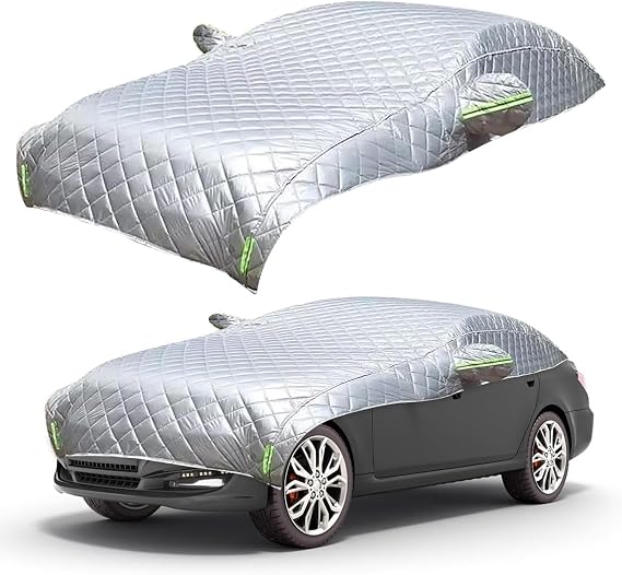 Car Cover Against Hail, SUV Waterproof Car Covers for Automobiles, Windproof Car Hail Protector with Reflective Strips, Thicken Hail Blanket for SUV Truck Sedan Hatchback Coupe C