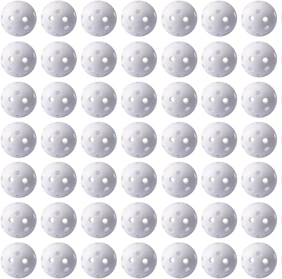 Practice Golf Balls for Backyard, Plastic Golf Training Balls 5 inch Indoor Golf Balls for Driving Range, Swing Training, Indoor Golf Simulators, Outdoor and Home Use