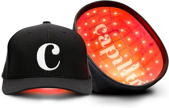 Capillus ONE Mobile Laser Therapy Cap for Hair Regrowth, With 112 Red Light Lasers for Laser Hair Growth, Red Light Hair Growth Hat