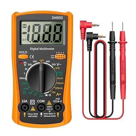 1PC Portable LCD Digital Multimeter Counts AC/DC Votage Tester Current Ammeter
