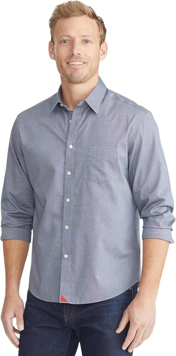 UNTUCKit Long Sleeve Wrinkle Free Solid Shirts for Men